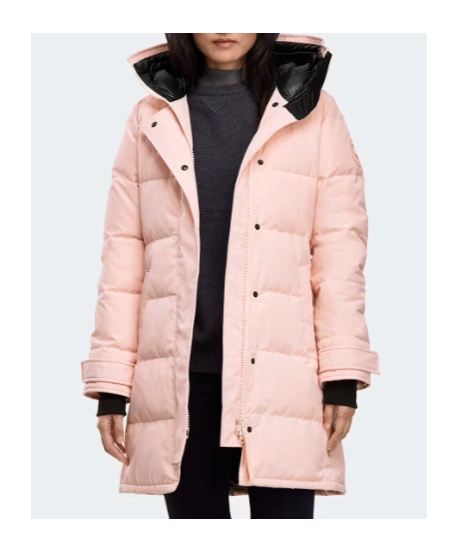 Canada Goose Shelburne Parka Tonal Label In Pink