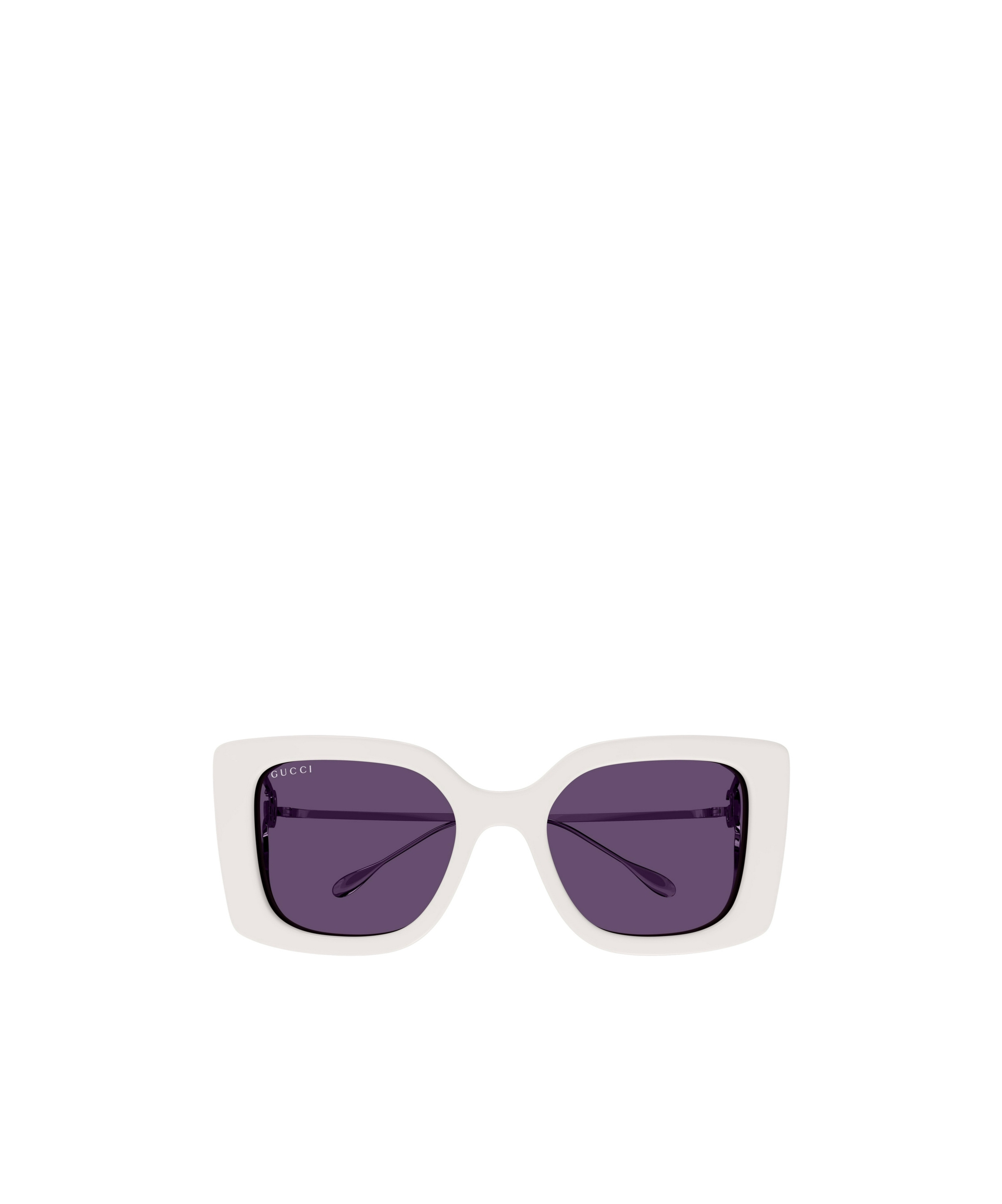 Gucci Double G Oversize-frame Sunglasses In Gray