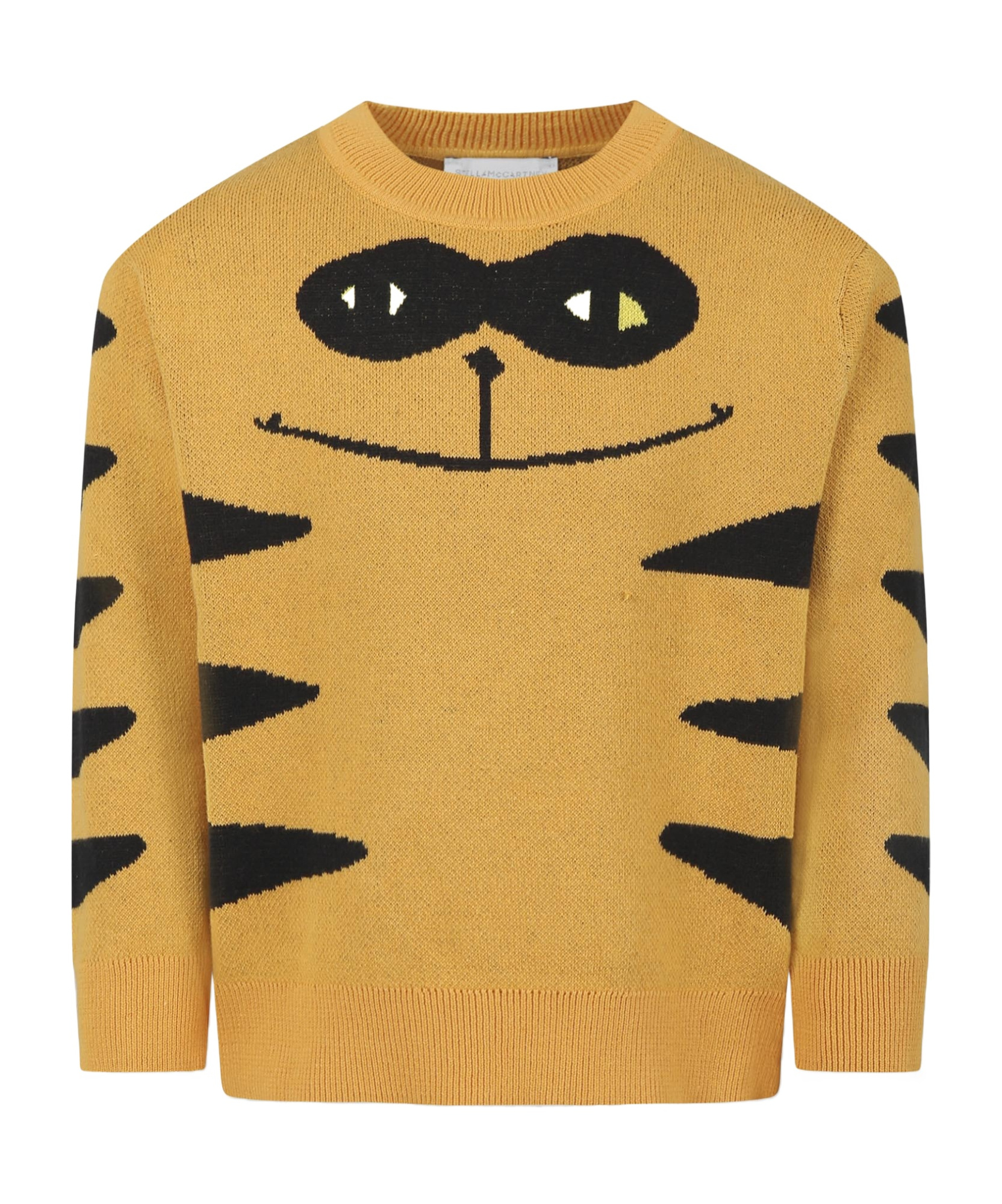 Stella Mccartney Round Neck Sweater In Yellow