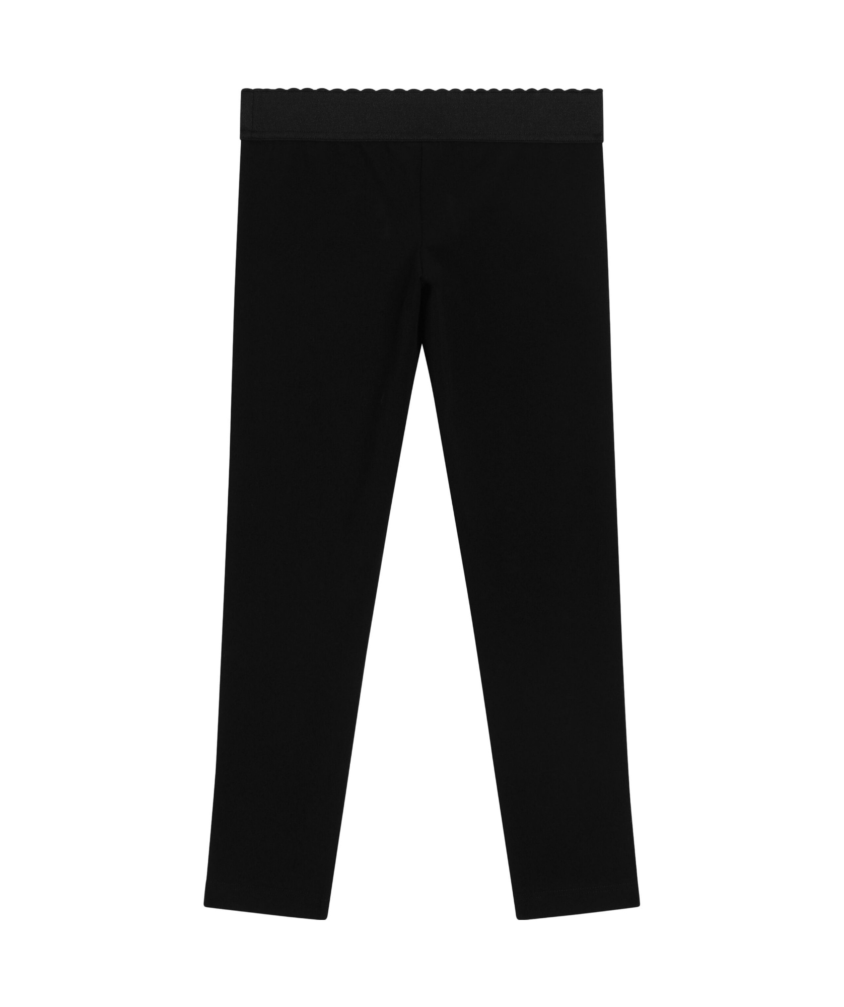 Dolce & Gabbana Logo-waistband Leggings In Black