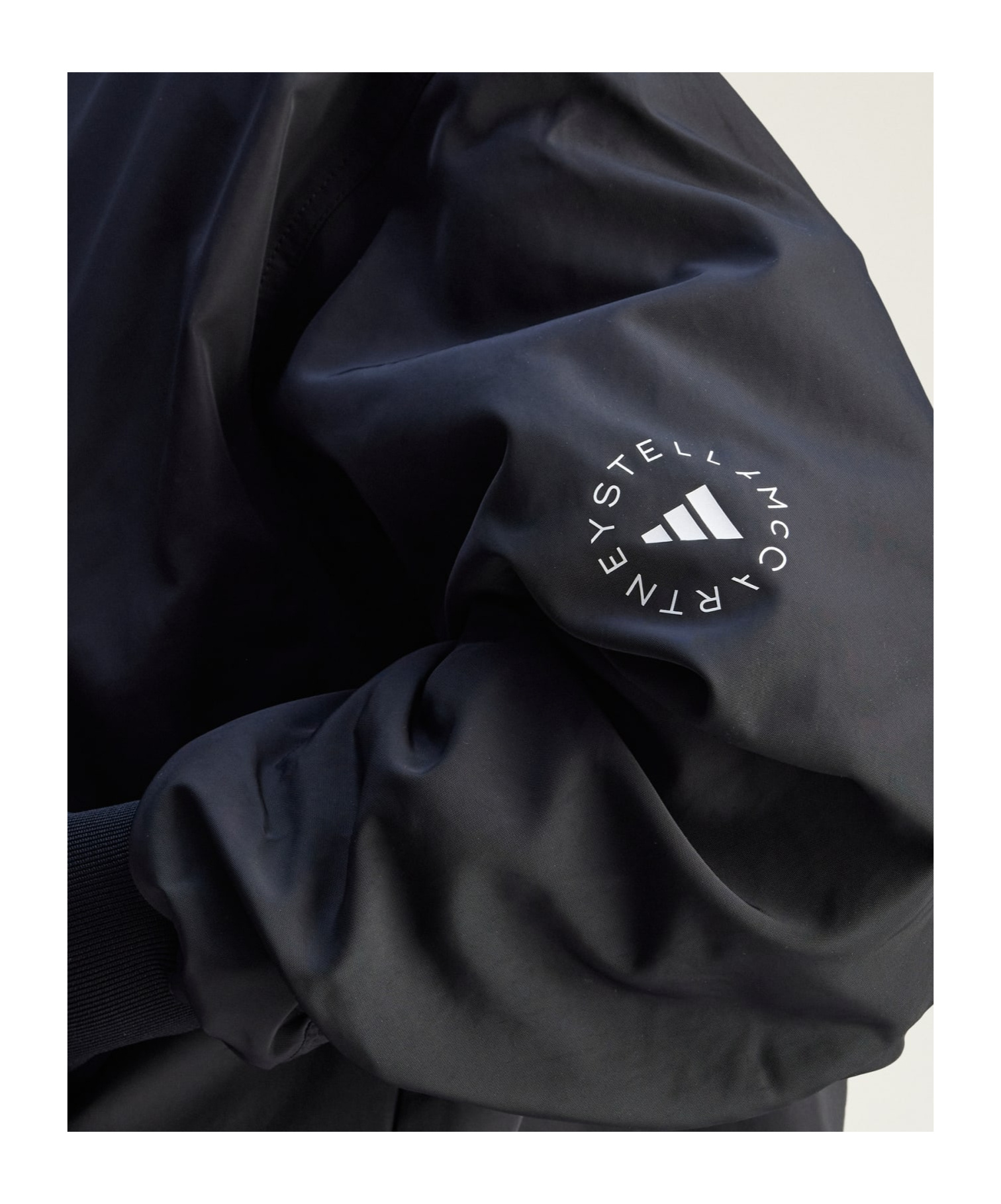 Adidas By Stella Mccartney Sportswear Woven Bomber In Black