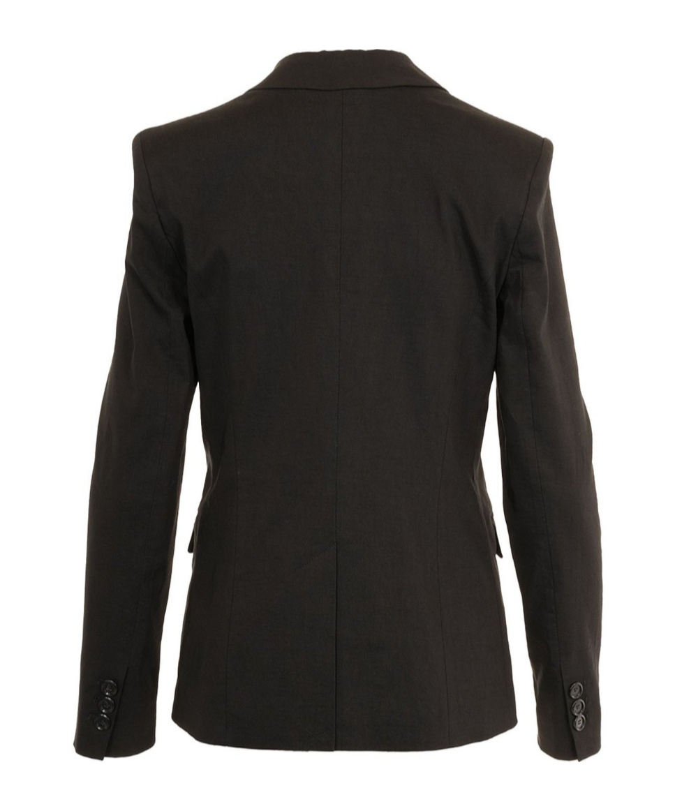 Pinko Single-breasted Tailored Blazer In Black