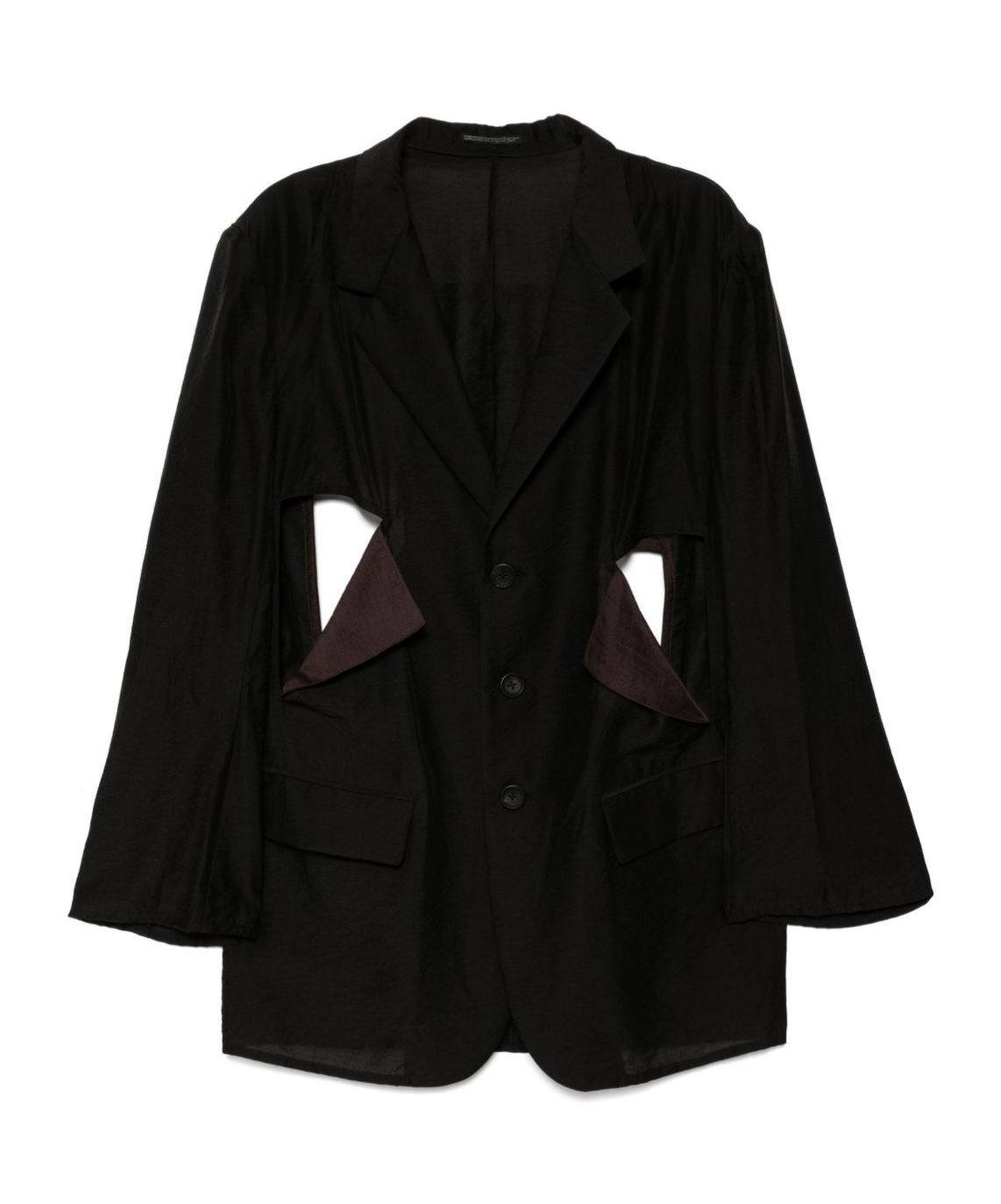 Yohji Yamamoto Single-breasted Blazer In Black