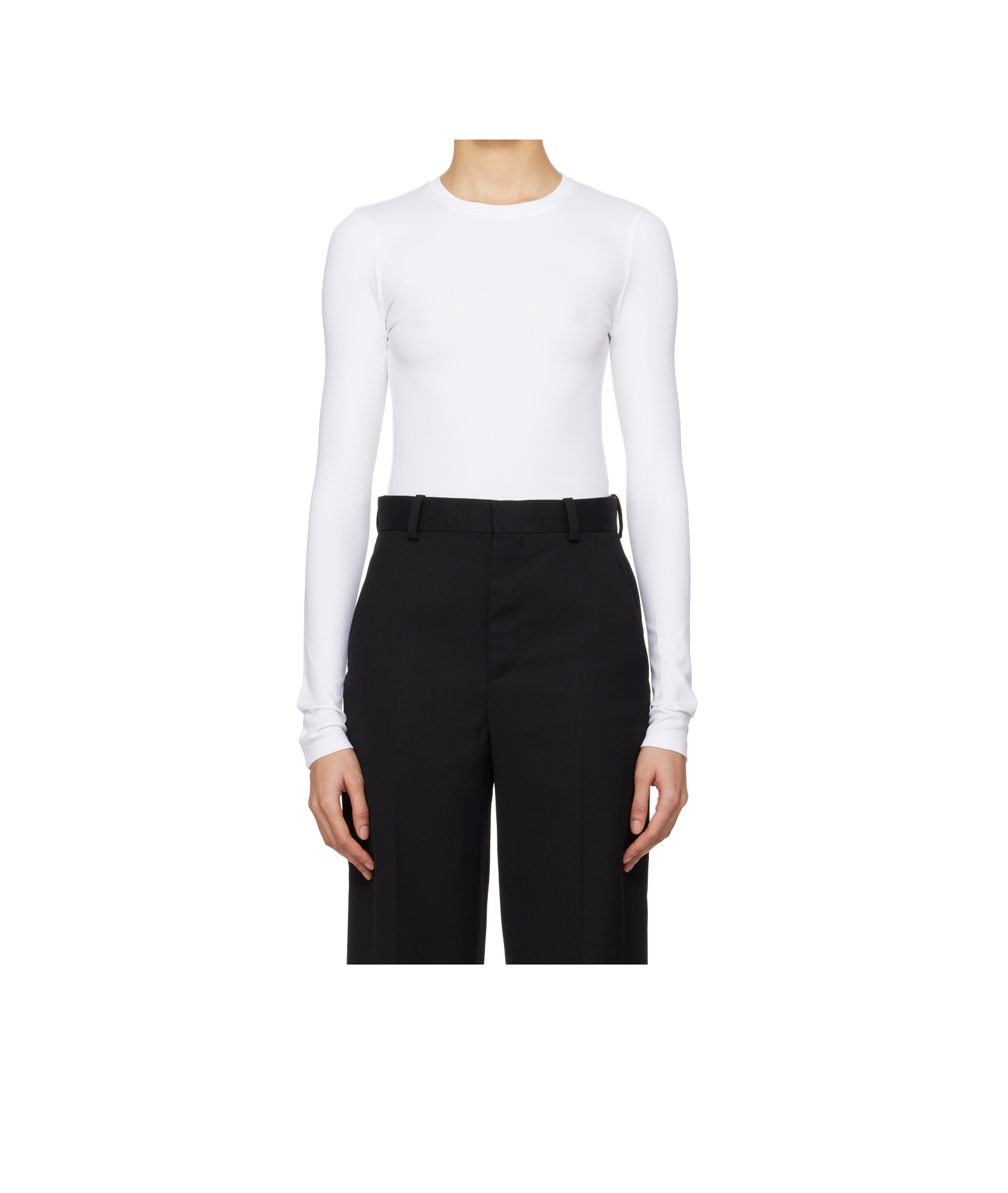 Wardrobe.nyc Opaque Stretch Jersey T-shirt