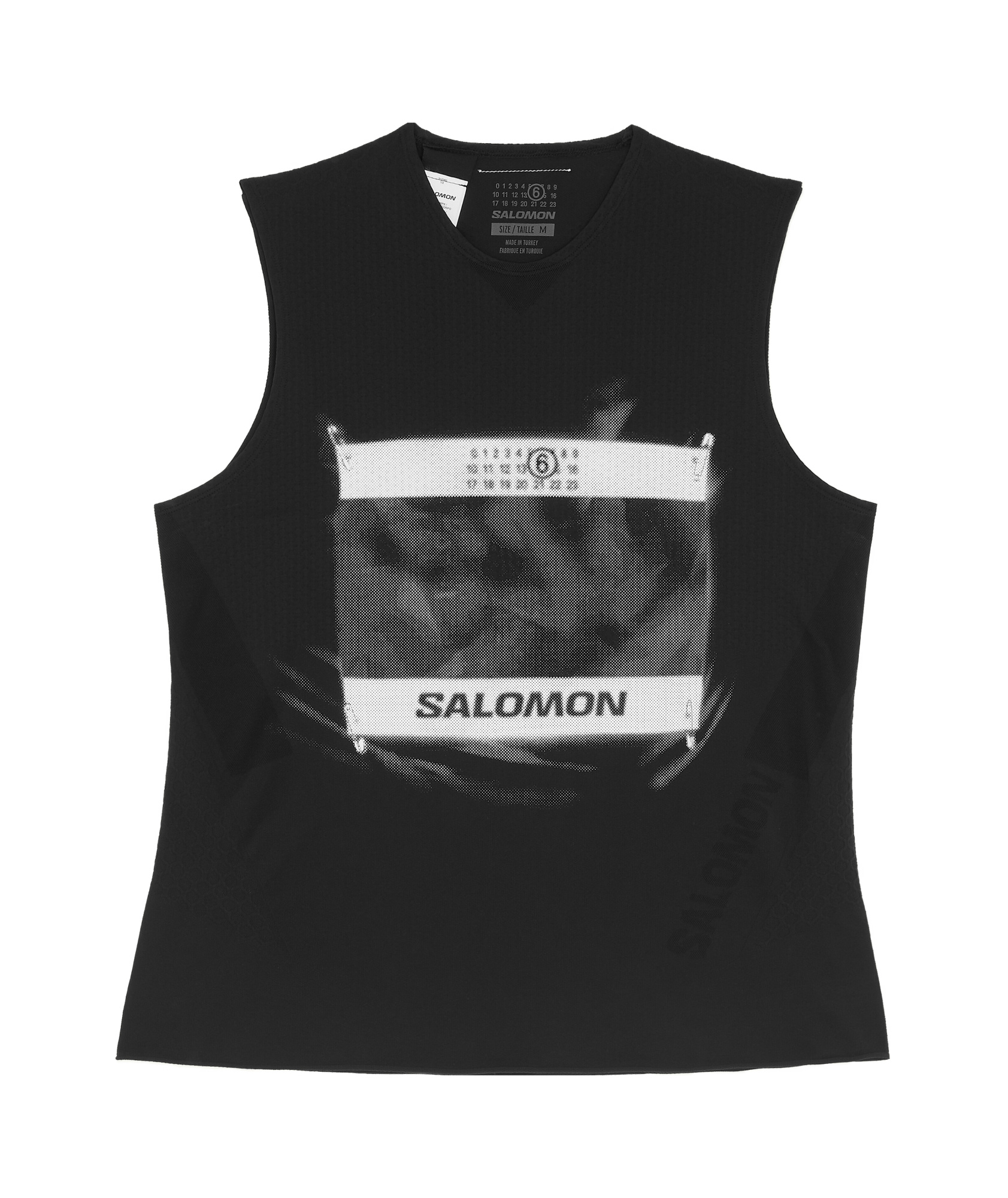 Shop Mm6 Maison Margiela Abstract Print T-shirt In Black