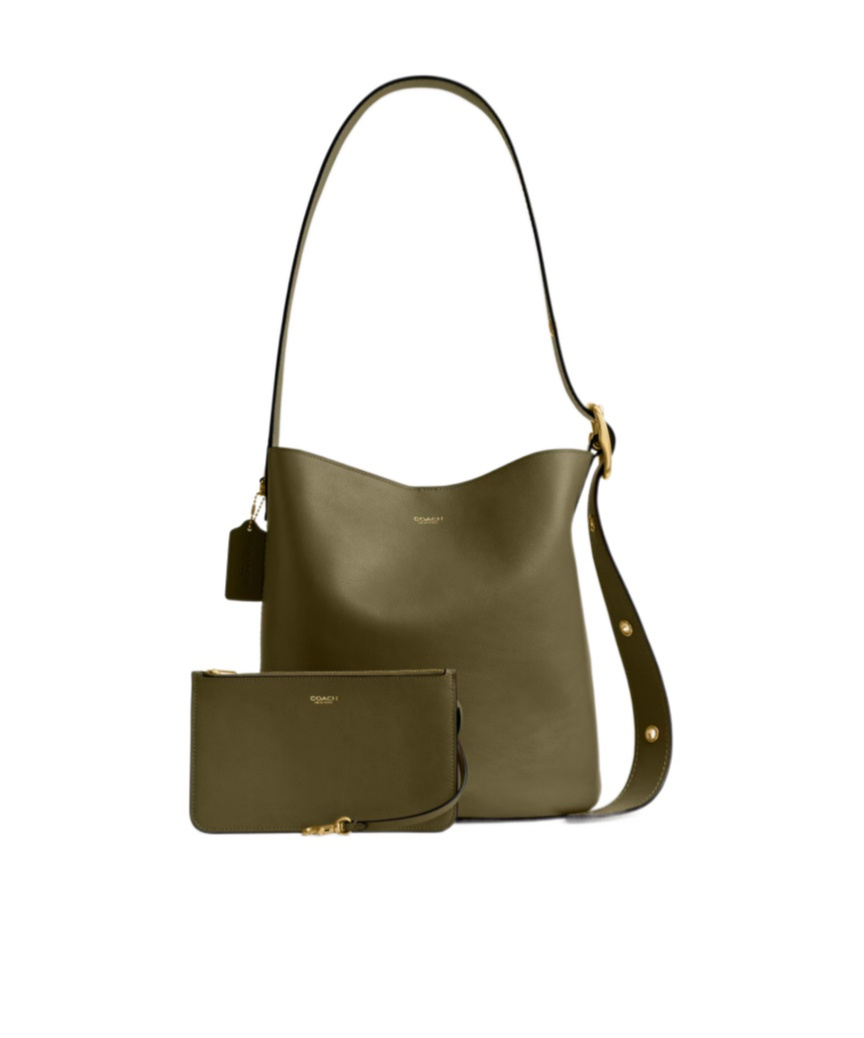 Coach Bleecker Bucket Bag In Green