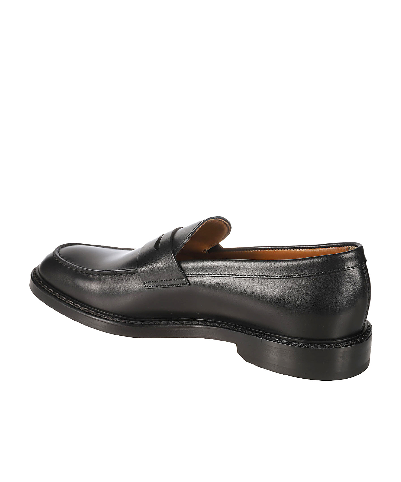 Doucal's Logo Leisure Business Shoes In Black