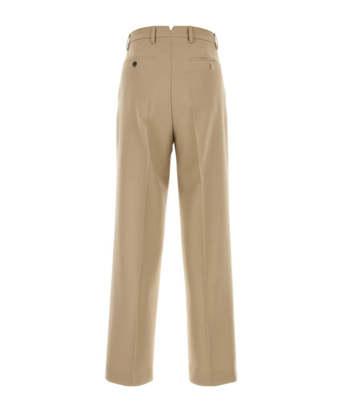 Ami Alexandre Mattiussi Ami Paris Cappuccino Wool Pant In Nude