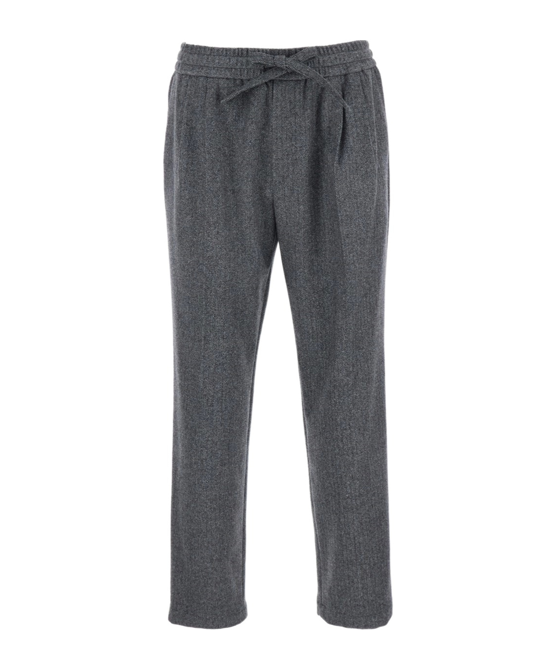 Dolce & Gabbana Trousers Tailored Herringbone Pattern In Gray