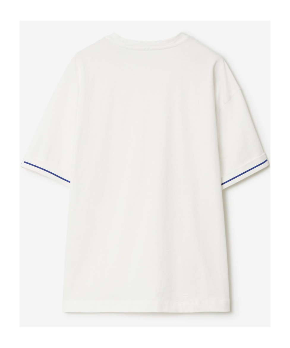 Burberry Woman T-shirt White Size M Cotton In White