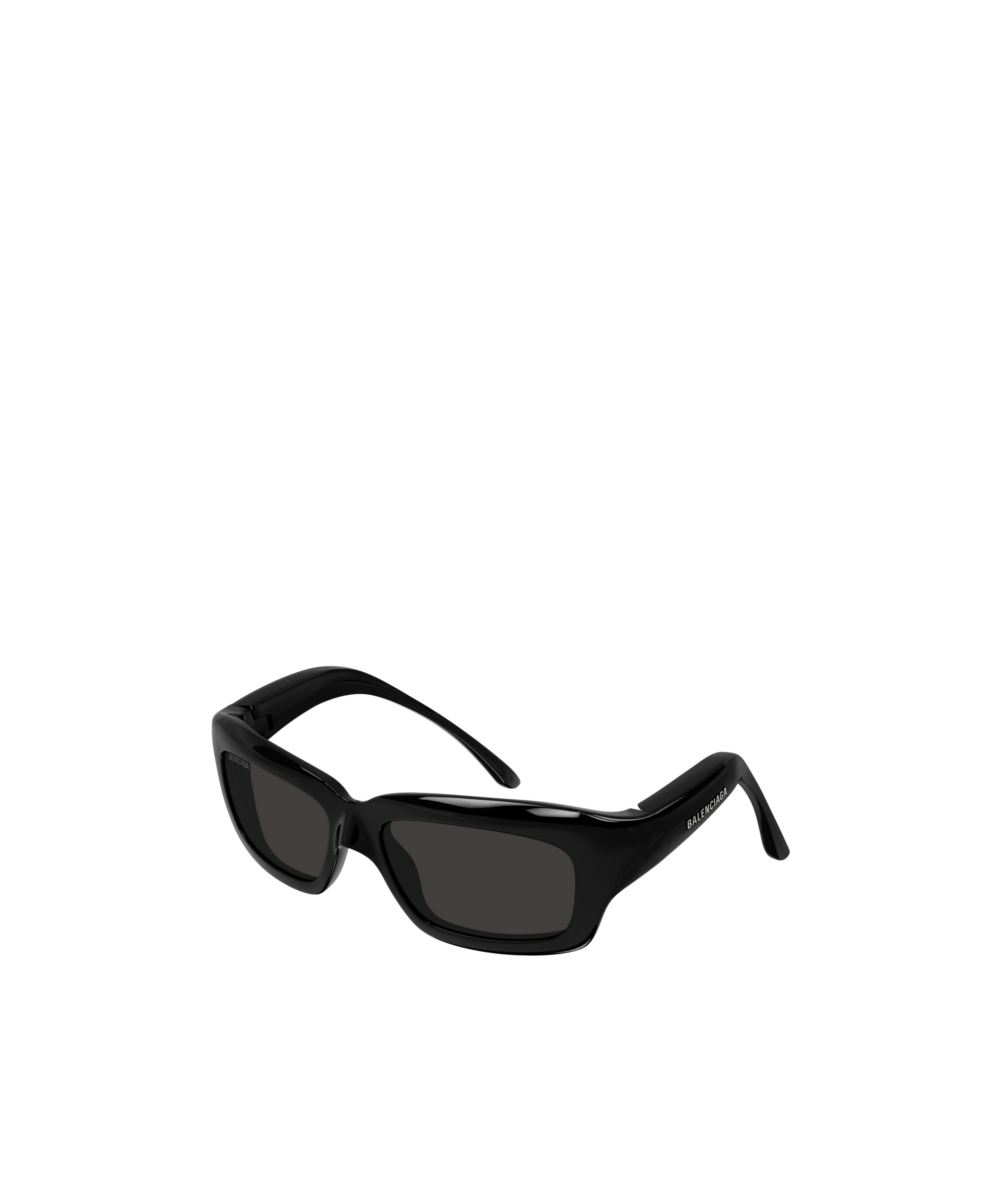Balenciaga Rectangular Sunglasses In Black