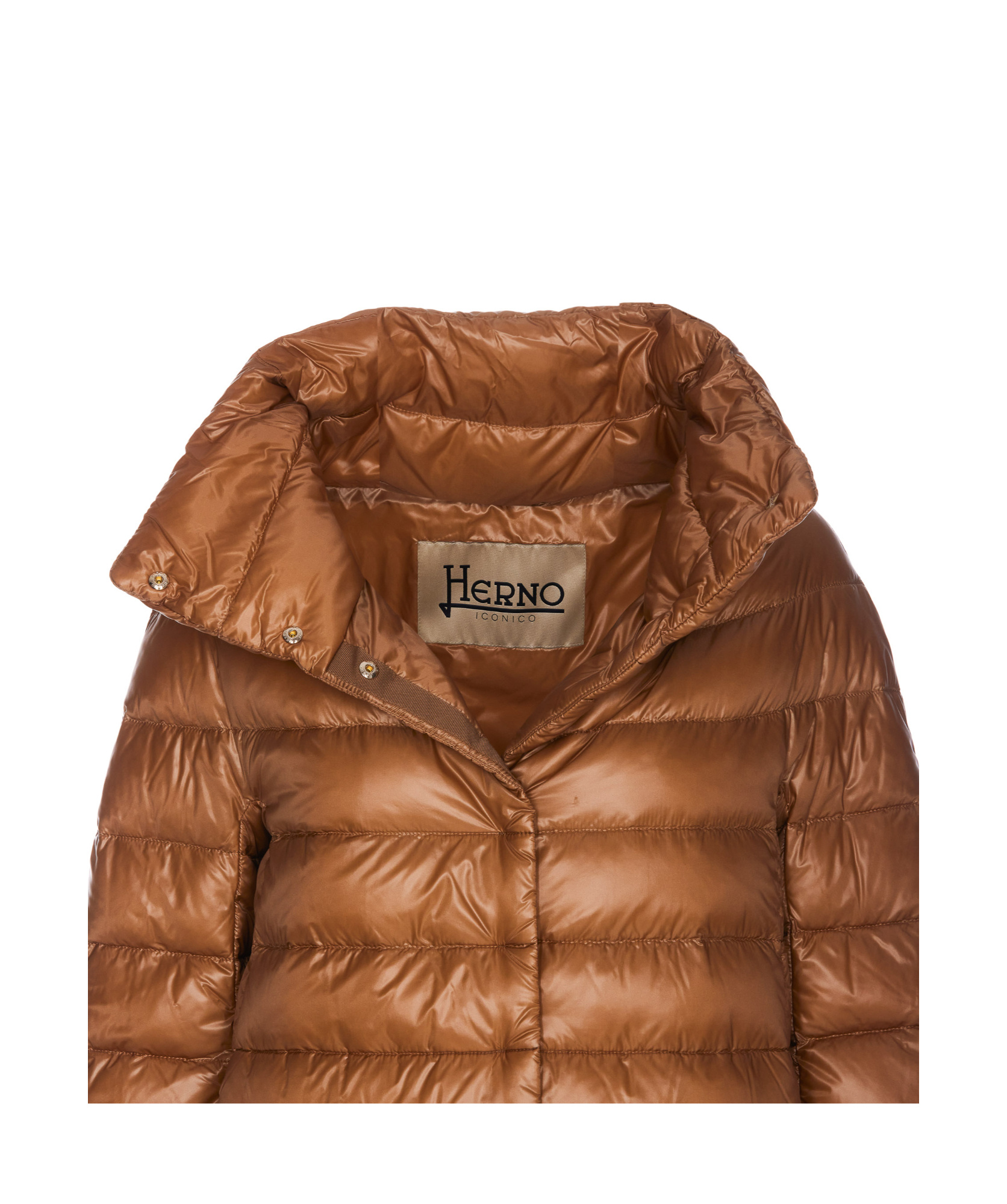 Herno Aminta Down Jacket In Brown