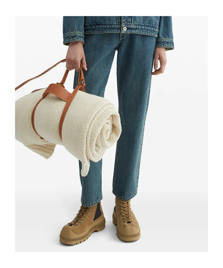 Jil Sander Slim Twist Jeans In Blue