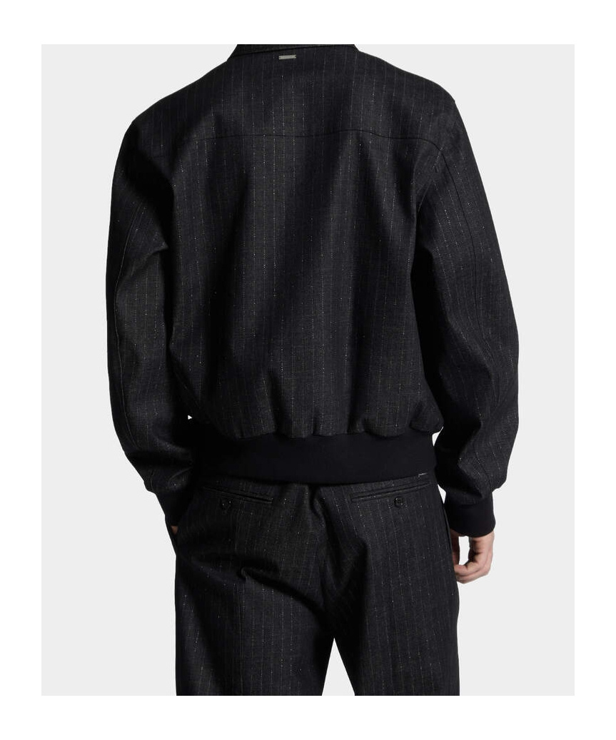 Dsquared2 Long Sleeve Casual Jacket In Multi