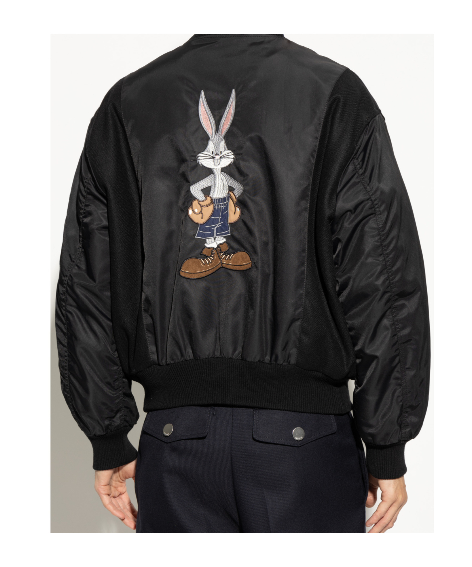 Iceberg X Looney Tunes Bugs Bunny Jacket In Black