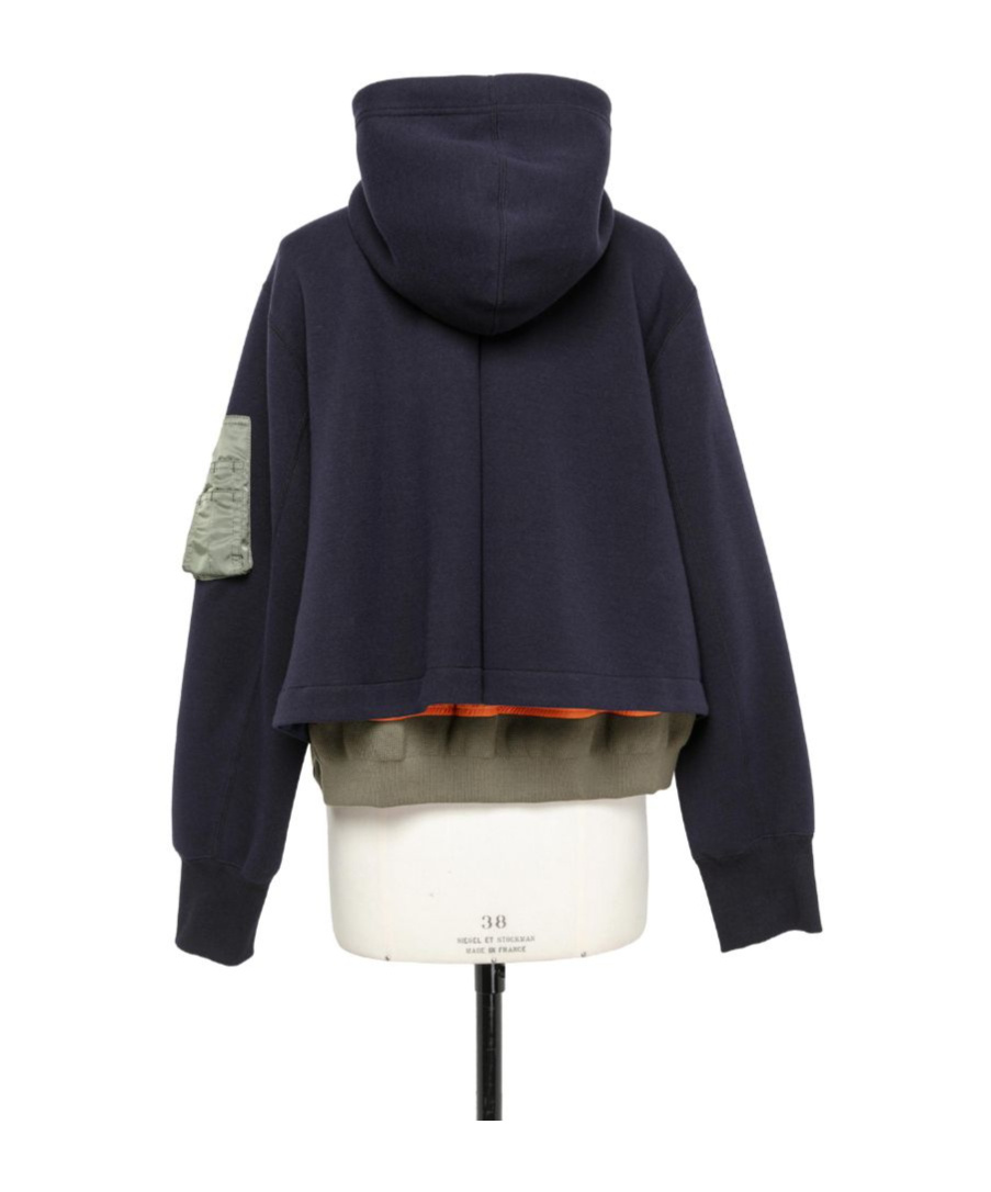 SACAI PANELLED COLOUR-BLOCK JACKET