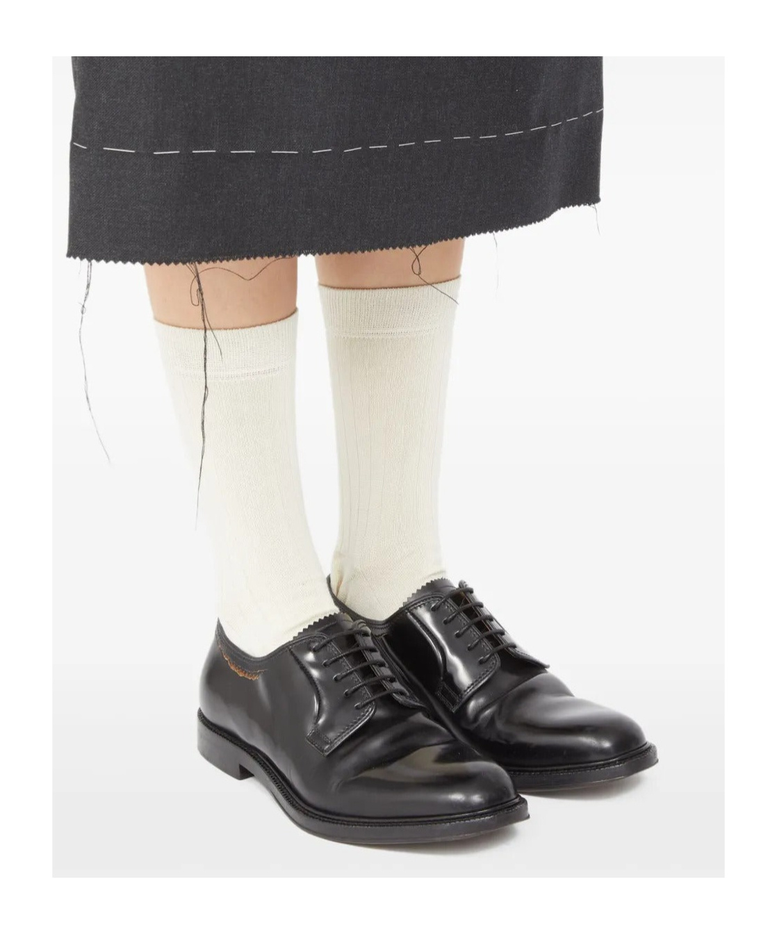 Maison Margiela Love To Death Brogues In Black