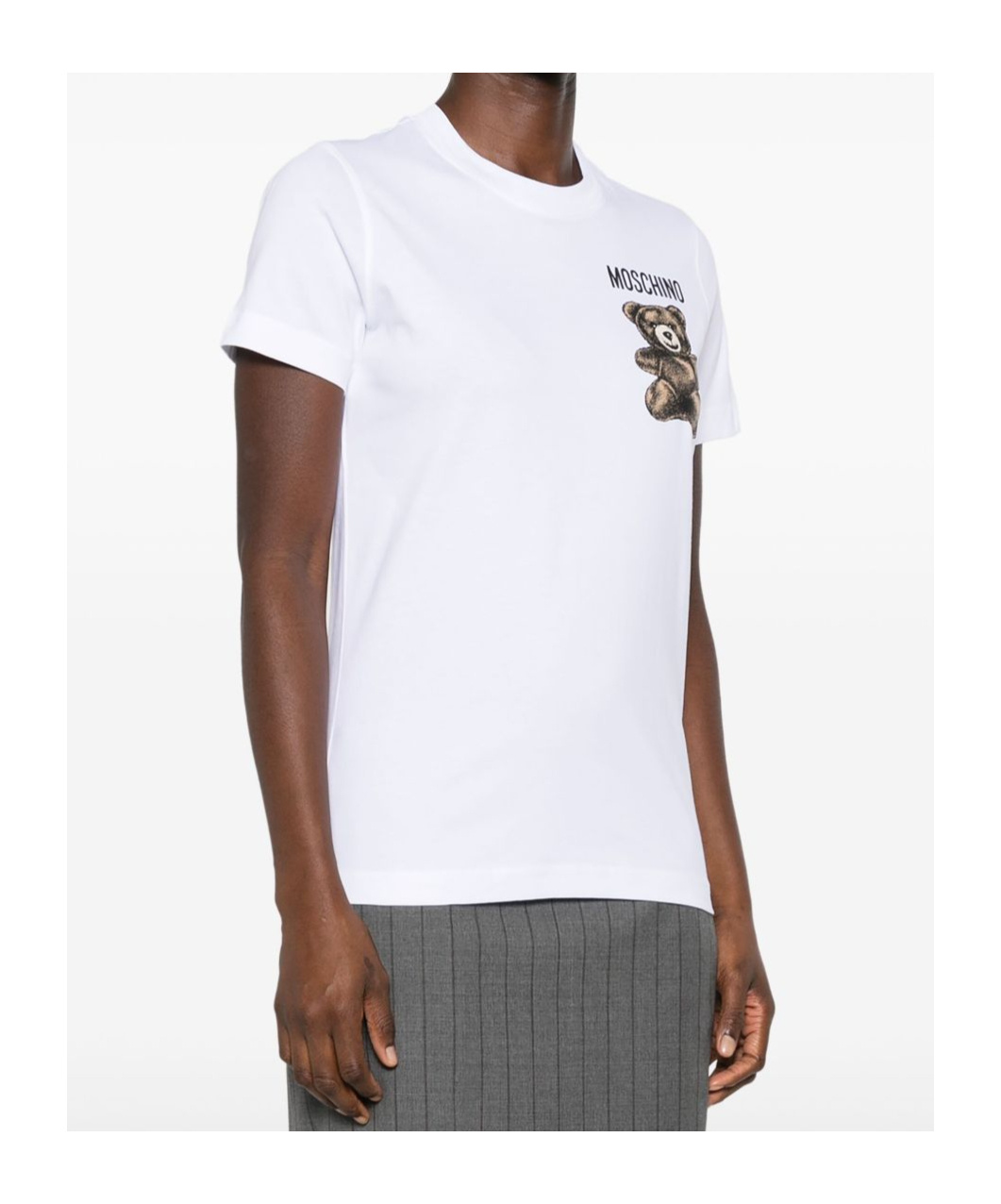 Moschino Leo Teddy-print T-shirt In White