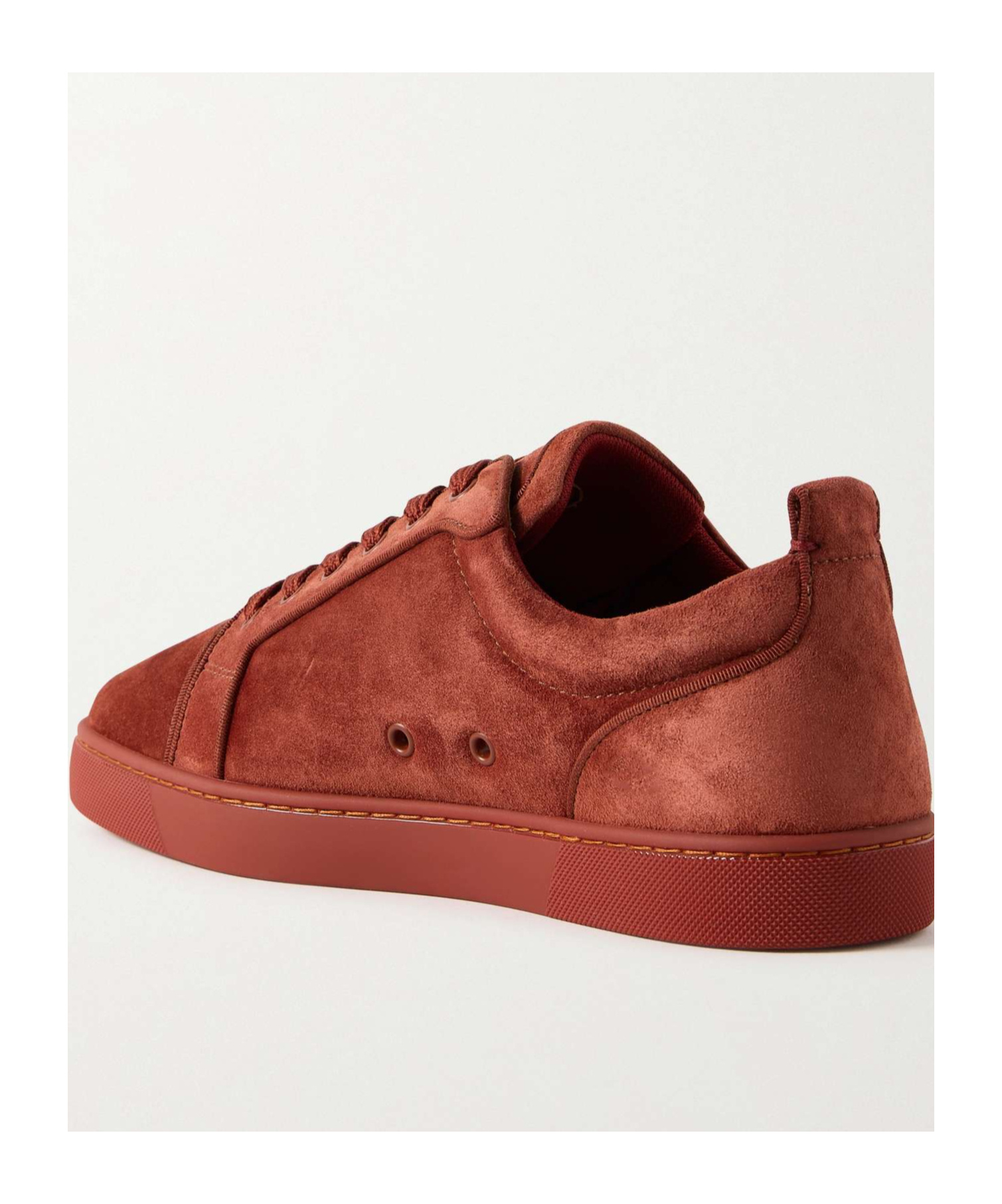 Christian Louboutin Lace-up Low-cut Casual Shoes In Red