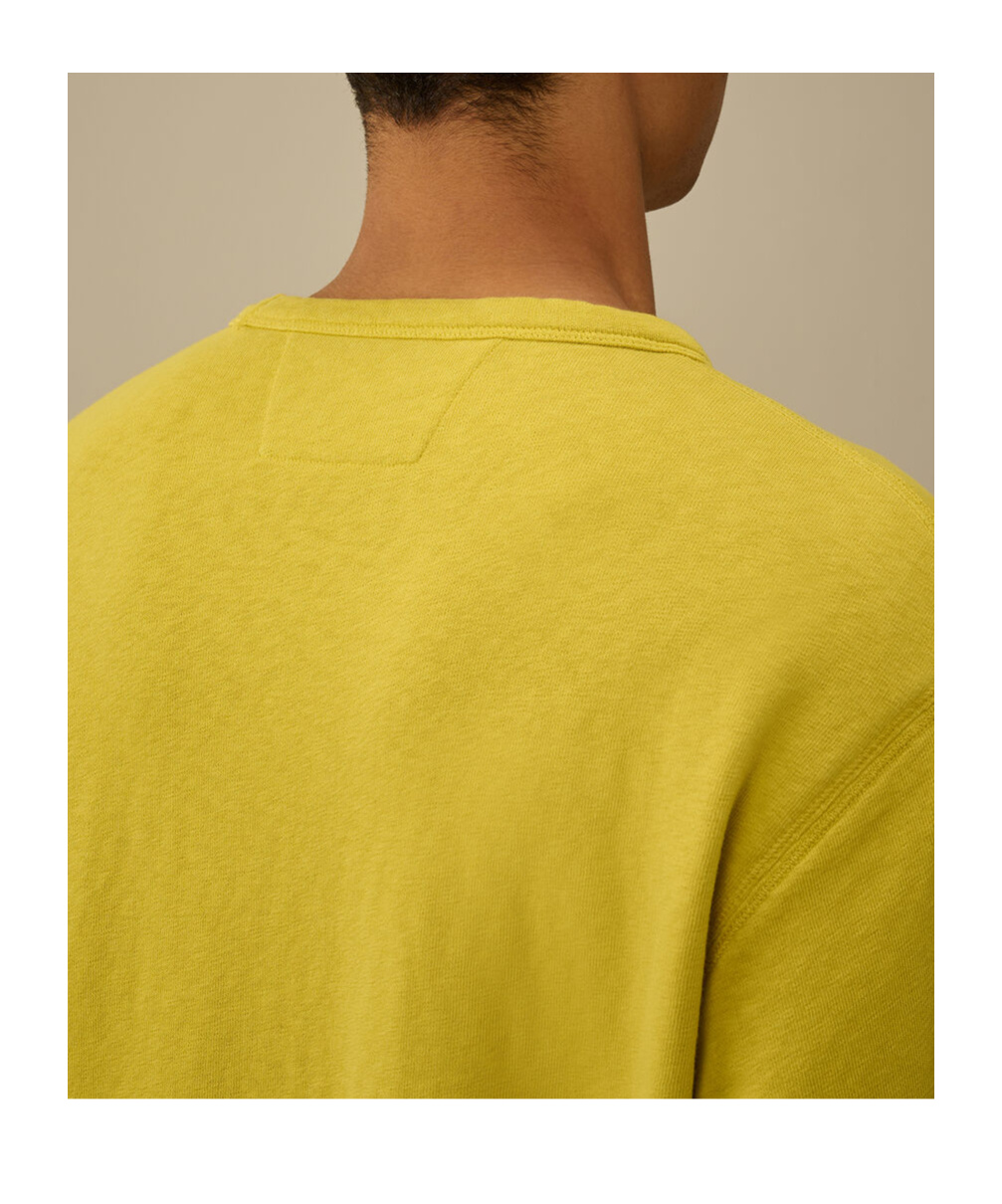 C.p. Company Lens-pocket Sweatshirt In Green