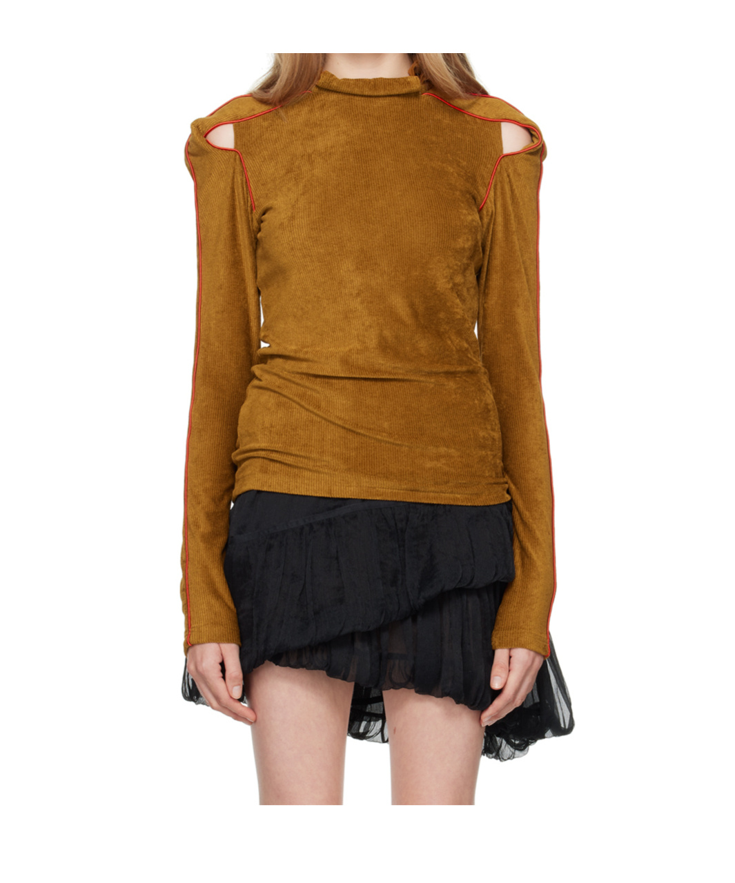 Kiko Kostadinov Tan Shikari T-shirt In Brown