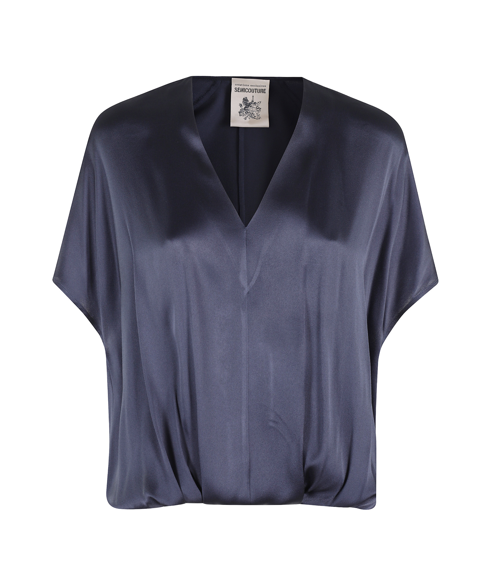 SEMICOUTURE V-NECK BLOUSE