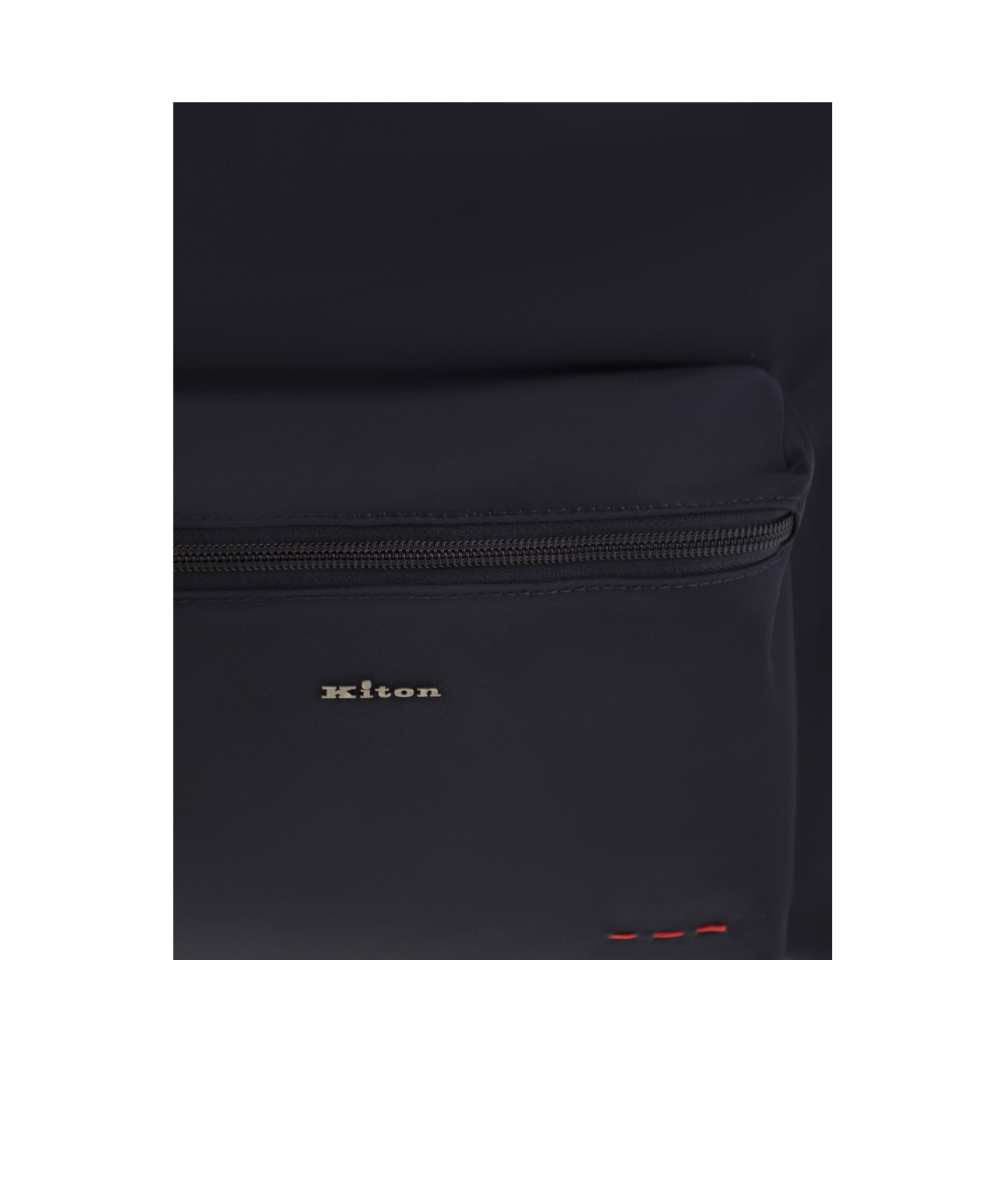 Kiton Technical Fabric Backpack With Logo