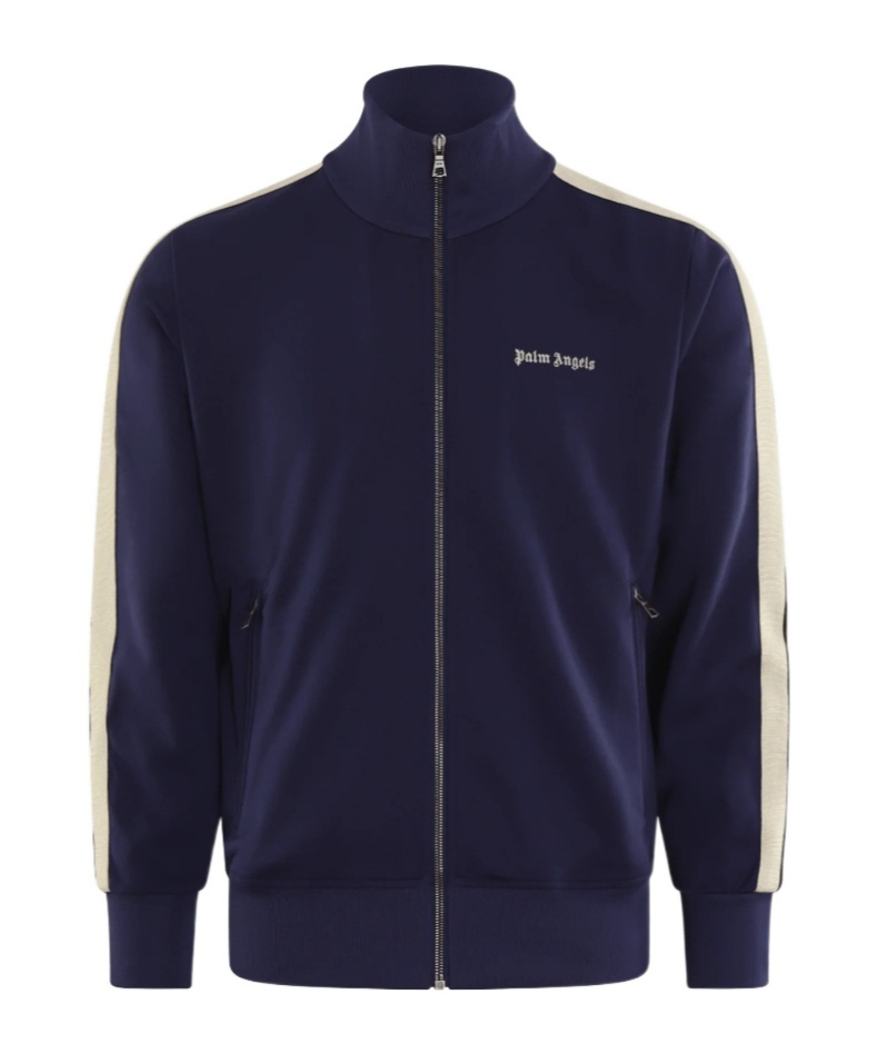 Palm Angels Long-sleeved Jacket In Black