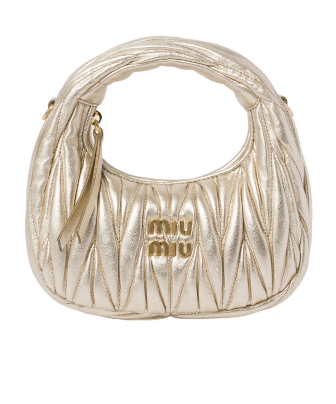 Miu Miu Mini Wander Quilted Shoulder Bag