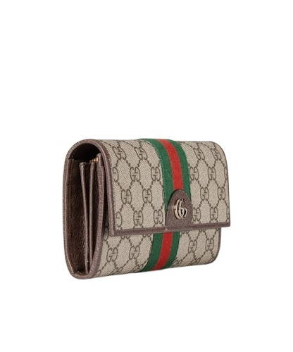 Gucci Ophidia Continental Wallet In Multi