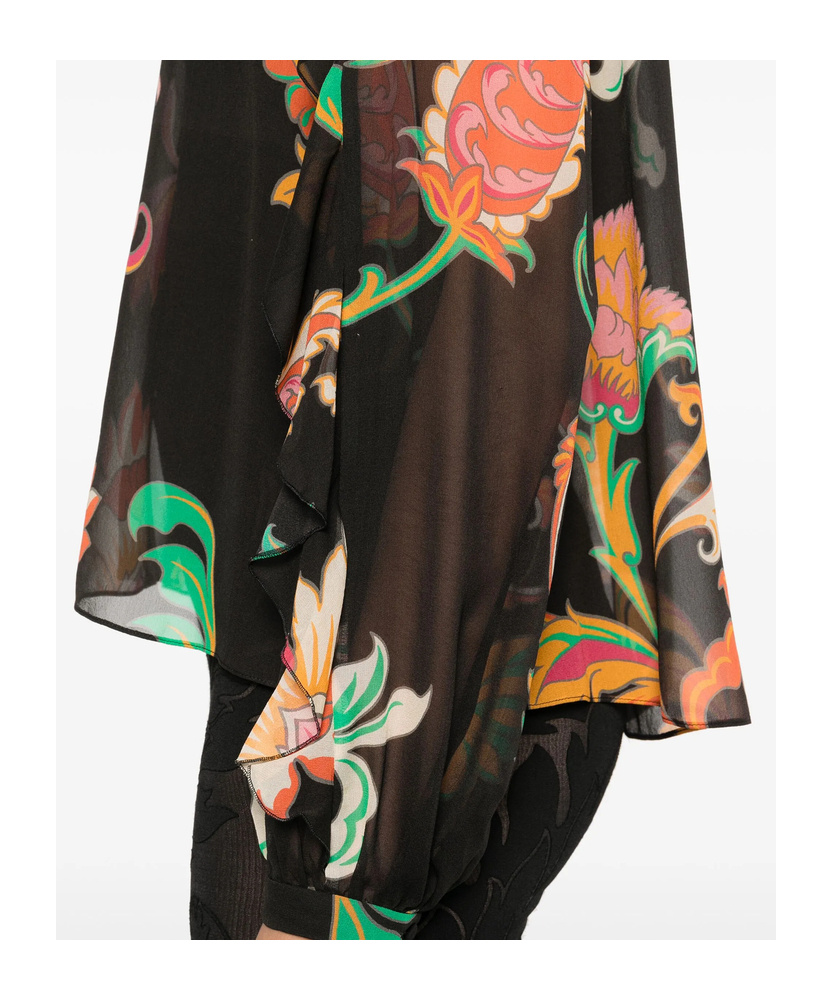 Etro Long Sleeve Shirt In Black