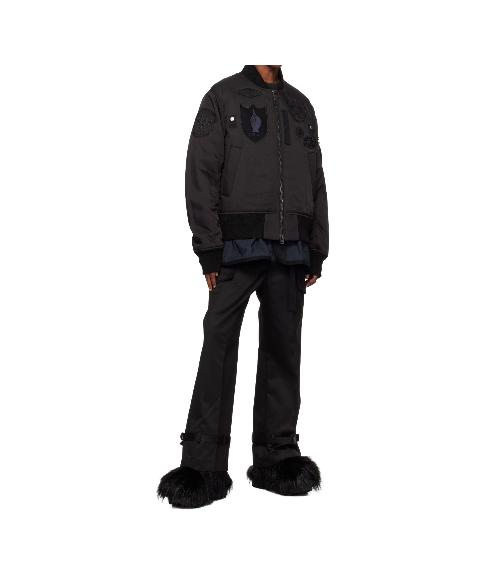 Sacai X Spiewak X Gonz Casual Jacket In Black