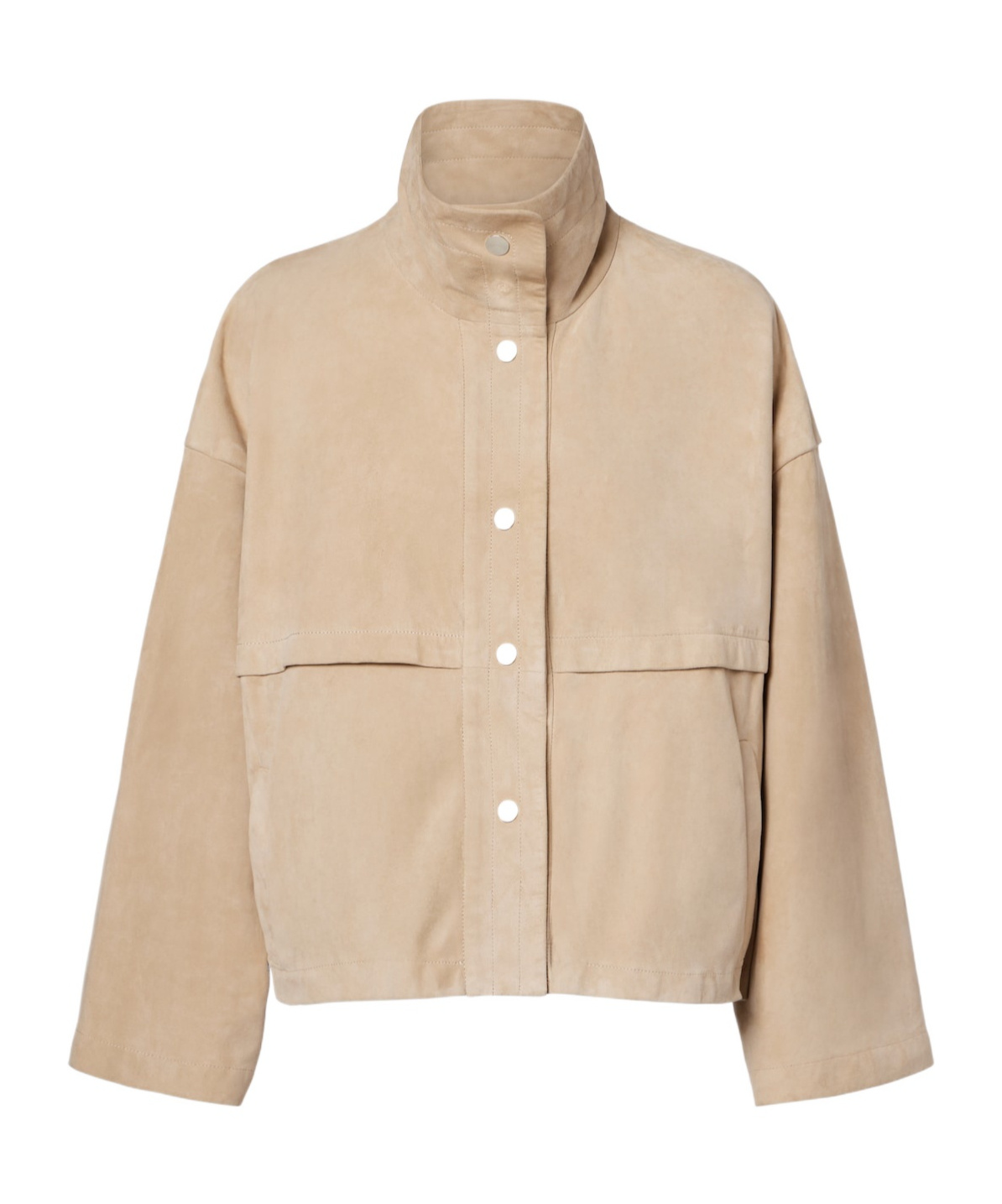 Nour Hammour Park Long-sleeved Jacket In Nude