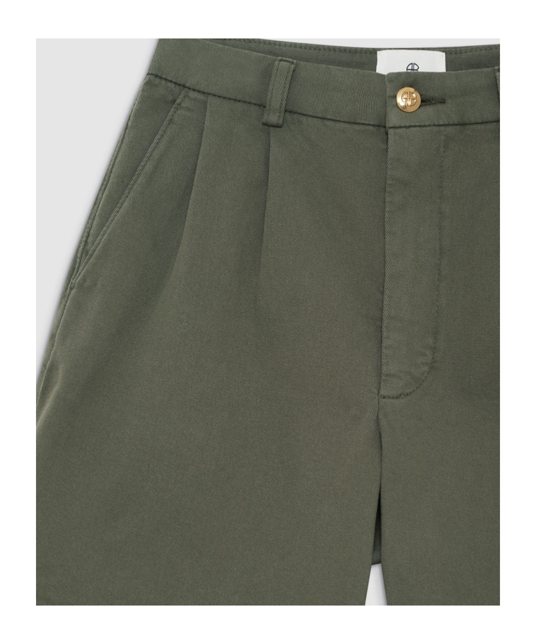 ANINE BING ANINE BING CARRIE PLEATED KNEE-LENGTH SHORTS
