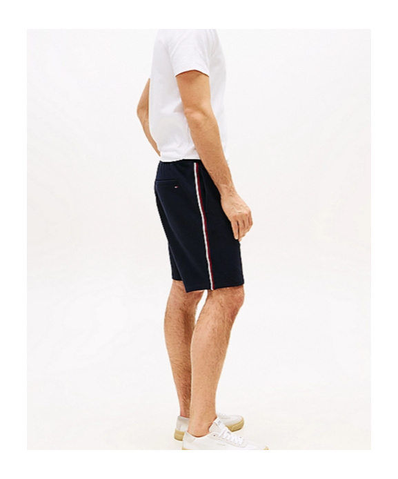 TOMMY HILFIGER GLOBAL STRIPE SWEAT SHORTS