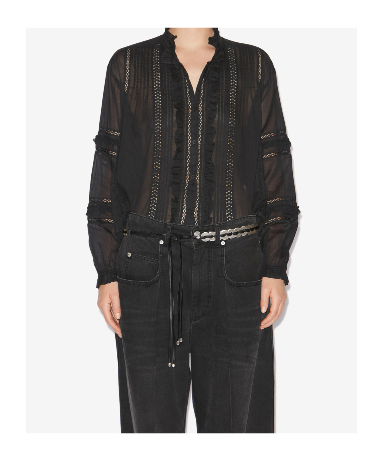 Isabel Marant Étoile Valda Shirt In Black
