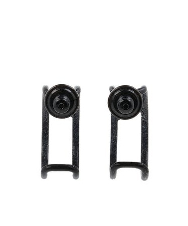 Valentino Logo Earrings In Black