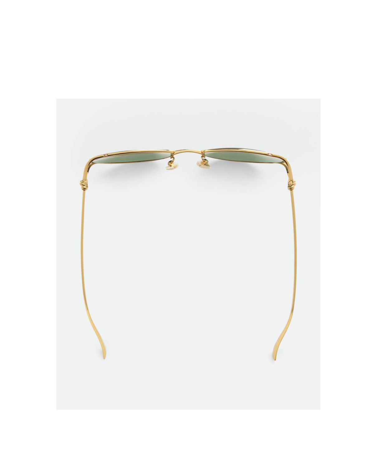 Bottega Veneta Knot Cat Eye Sunglasses In Green