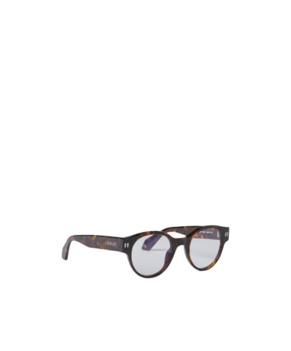 Off-white Oerj055 Glasses In Brown