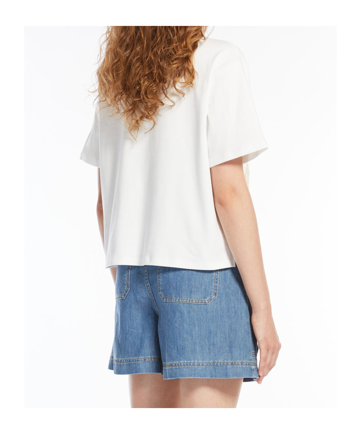 Weekend Max Mara Short-sleeved T-shirt In White