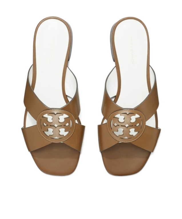Tory Burch Miller Crisscross Sandal In Brown