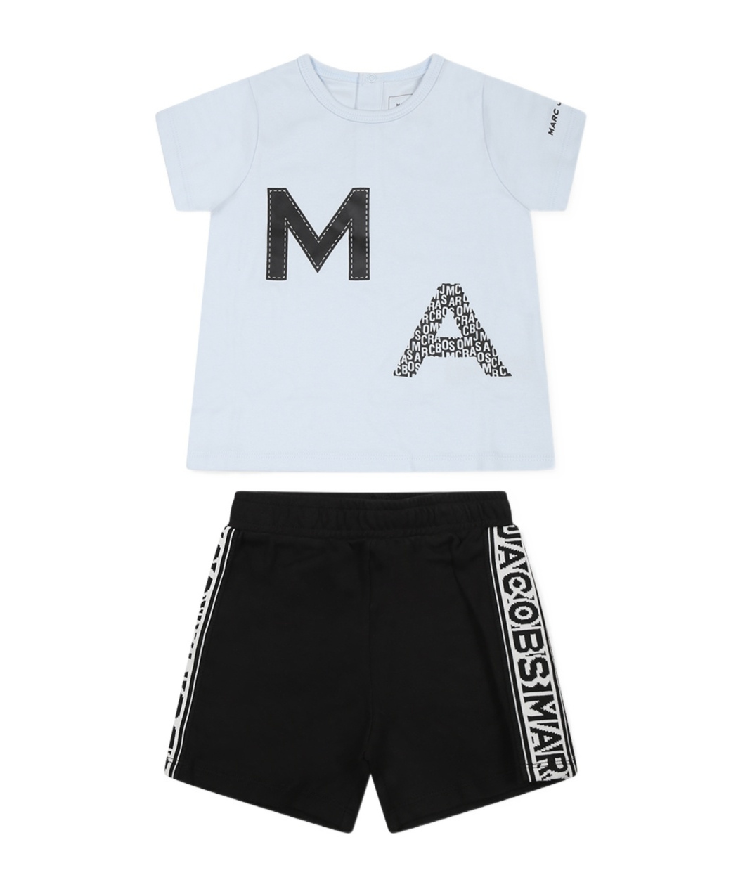 Marc Jacobs Short-sleeved T-shirt And Shorts Set In Black