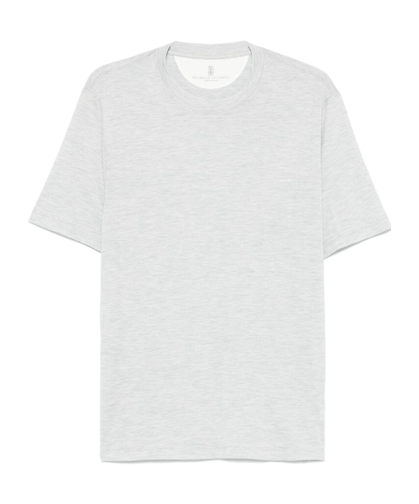 Brunello Cucinelli Cotton-jersey T-shirt In White