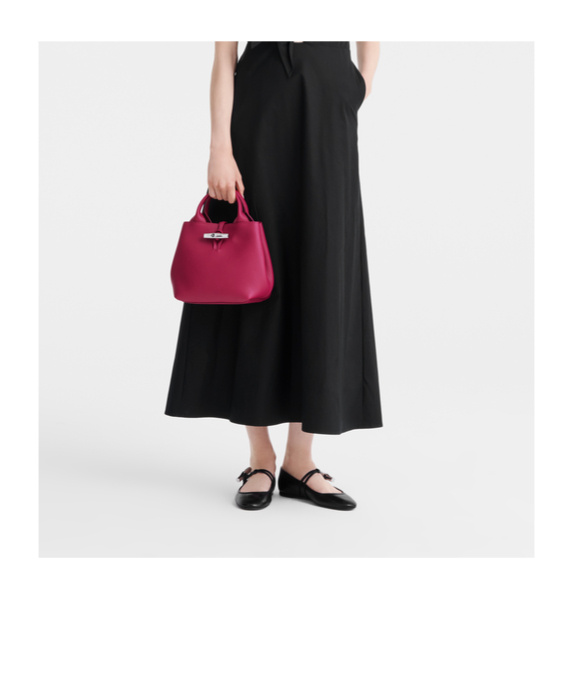 Longchamp Handbag S Le Roseau In Red