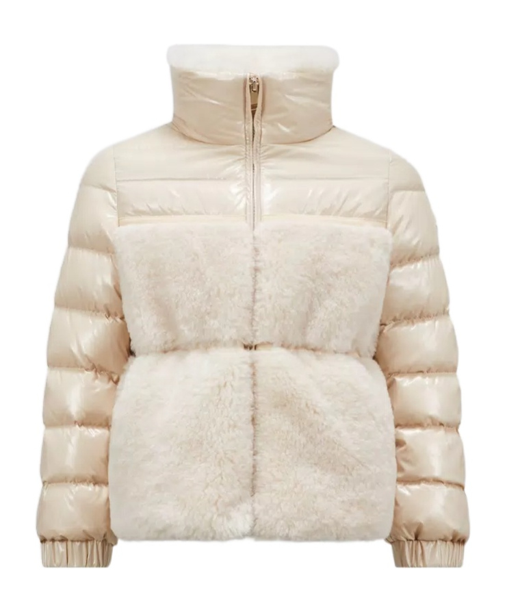 Moncler Amabay Down Jacket In Nude