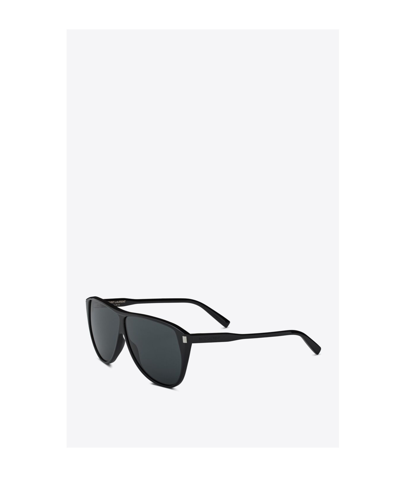 Saint Laurent Gaspar Aviator Sunglasses In Black