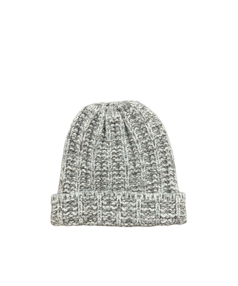 Maison Margiela Four-stitch Logo Beanie In Gray