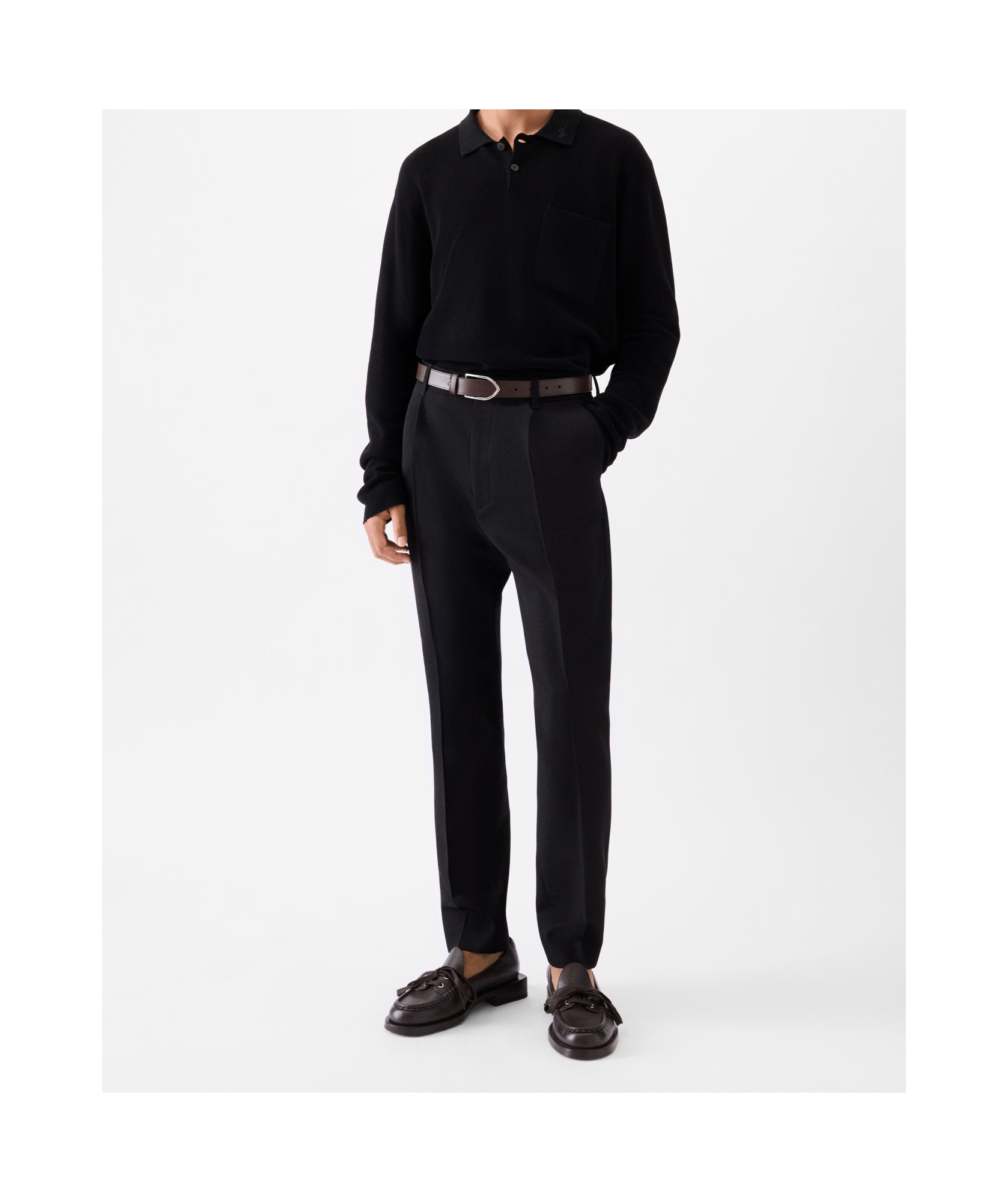Jacquemus Casual Pants With Belt Loops In Brown