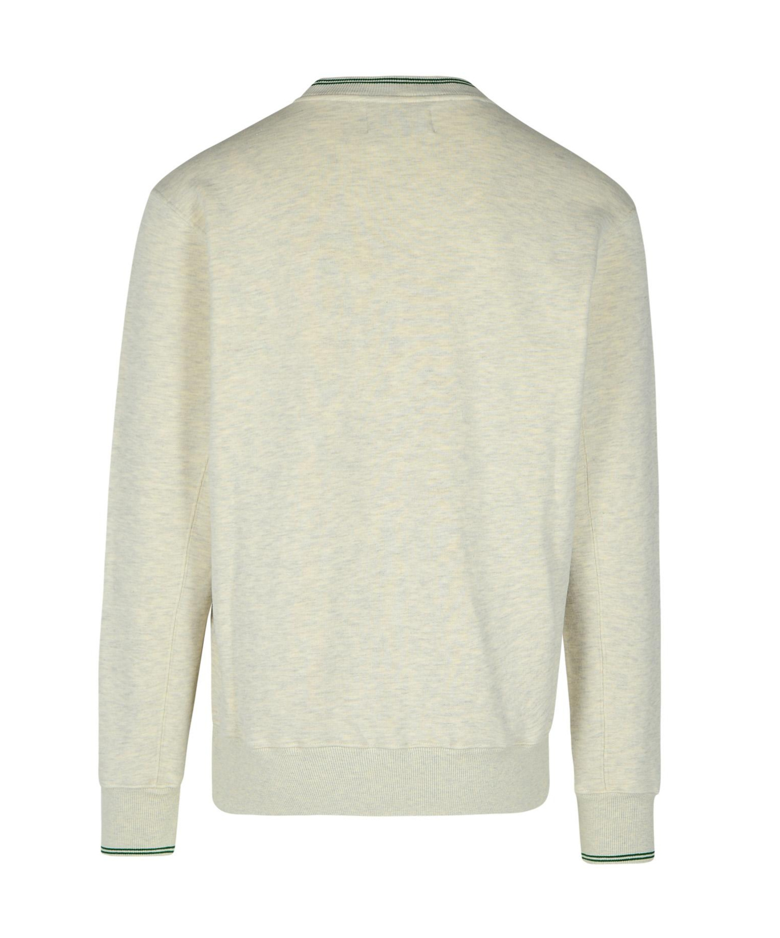 Autry Grey Cotton Blend Sweatshirt In White
