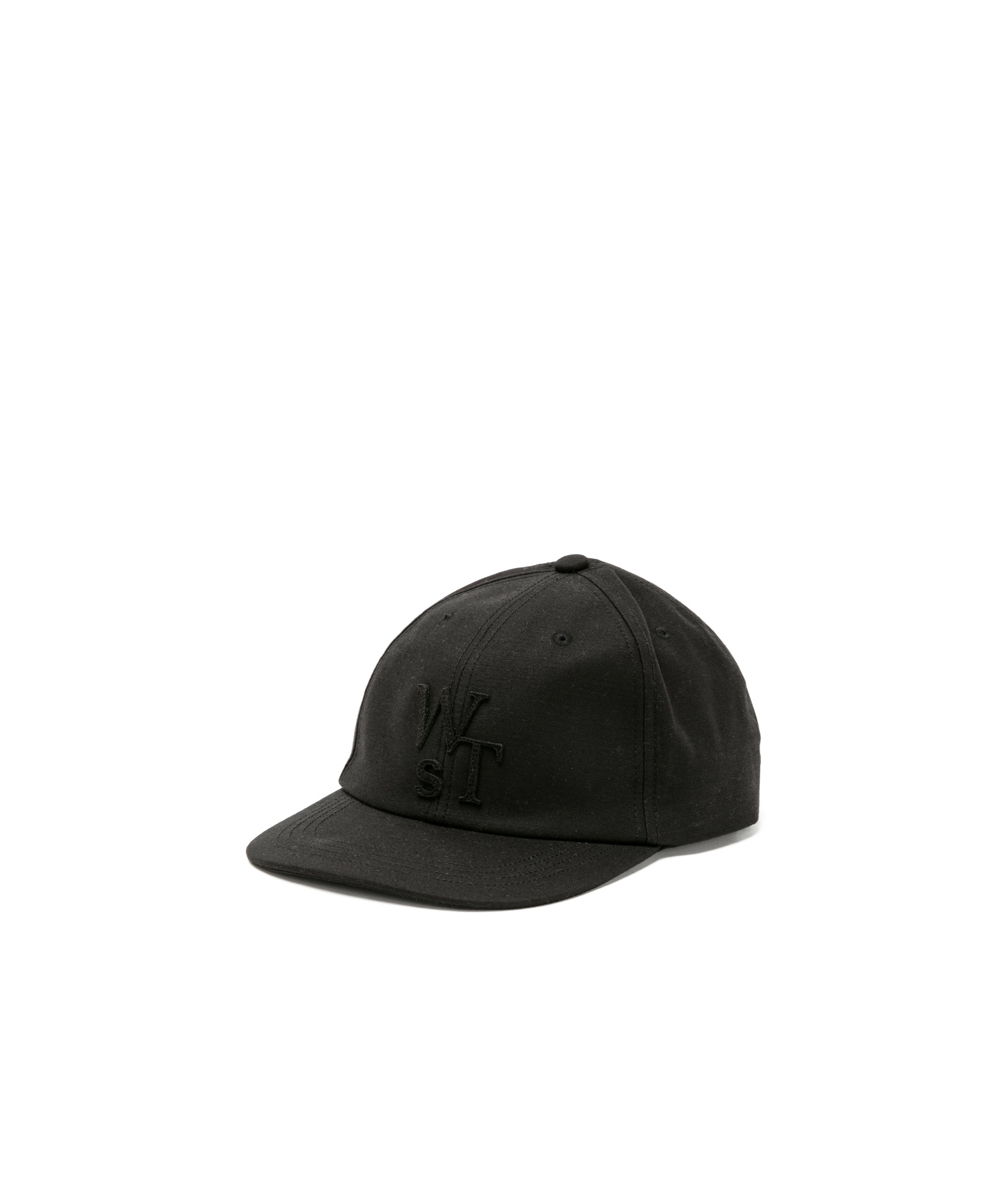 Sacai Letter Baseball Cap In Black